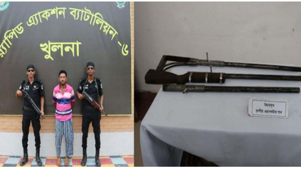 অস্ত্র ও রসদ সরবরাহ চক্রে আঘাত: র‍্যাবের অভিযানে গ্রেপ্তার ১, উদ্ধার ৩টি ওয়ান শুটার গান