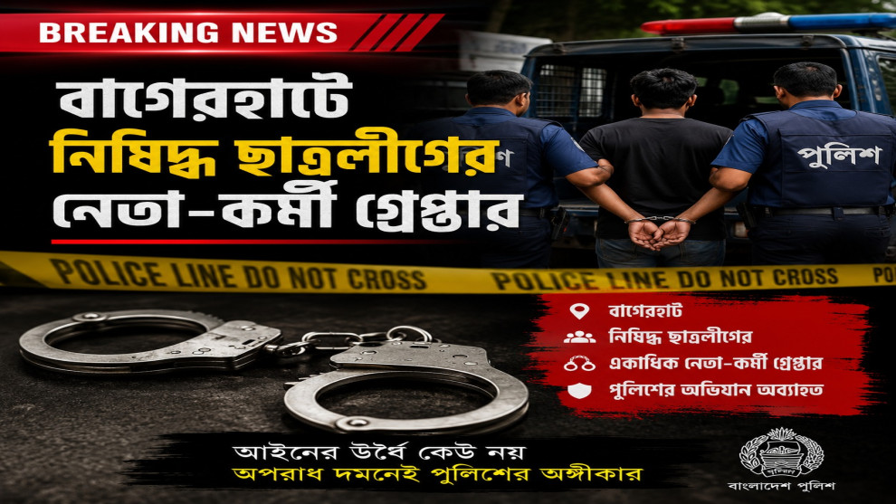 পুলিশের অভিযানে নিষিদ্ধ ছাত্রলীগের ১৭ সদস্য গ্রেপ্তার, লাঠি-মাস্ক উদ্ধার