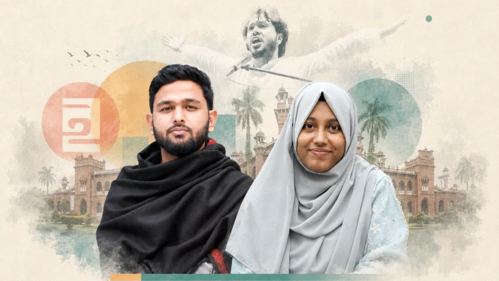 ইনকিলাব মঞ্চের আহ্বায়ক জাবের, সদস্য সচিব জুমা; আজীবন মুখপাত্র শহীদ হাদি