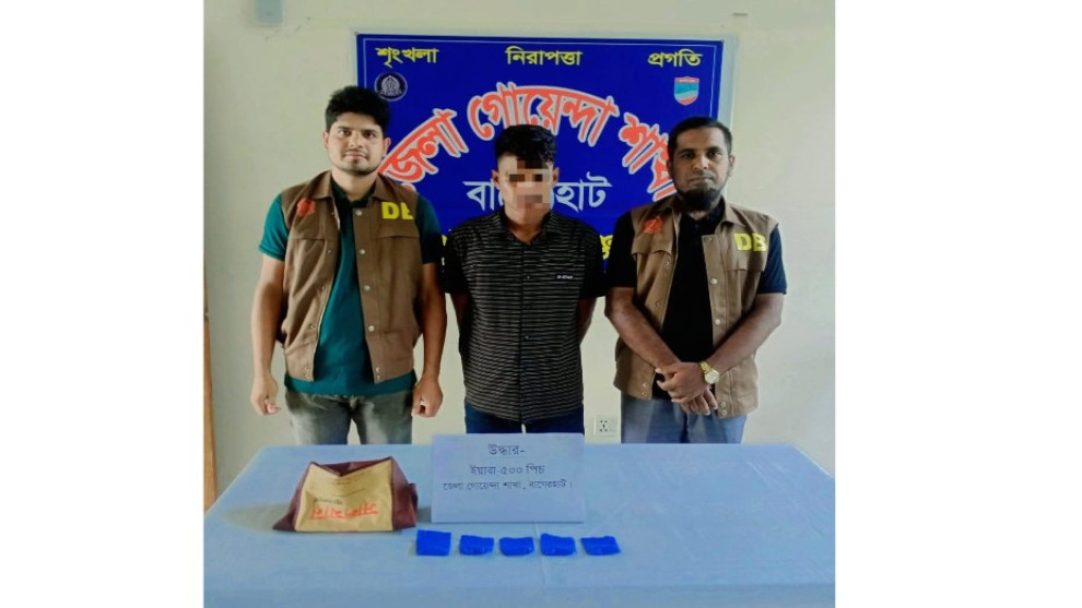 মোল্লাহাটে ৫০০ পিস ইয়াবাসহ যুবক গ্রেপ্তার