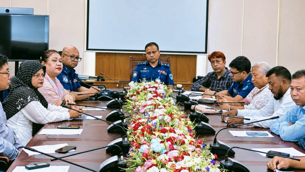 রাঙামাটিতে নির্বিঘ্ন দুর্গাপূজা উদযাপনে আইনশৃঙ্খলা নিয়ে মতবিনিময়