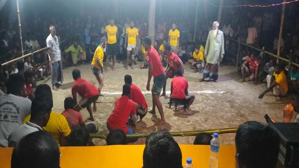 উলিপুরে হাডুডু টুর্নামেন্ট ঘিরে উৎসব, অংশ নিচ্ছে ১৬ দল